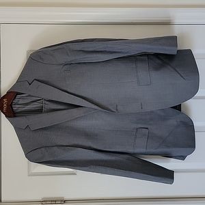 Banana Republic Monogram Light Grey Suit